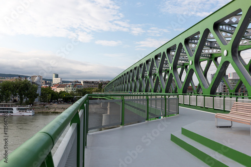 Photography View from Bratislava's new Old Bridge (Stary Most)