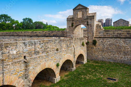 Puerta del Socorro, entrada a la Ciudadela de Pamplona (España) photo