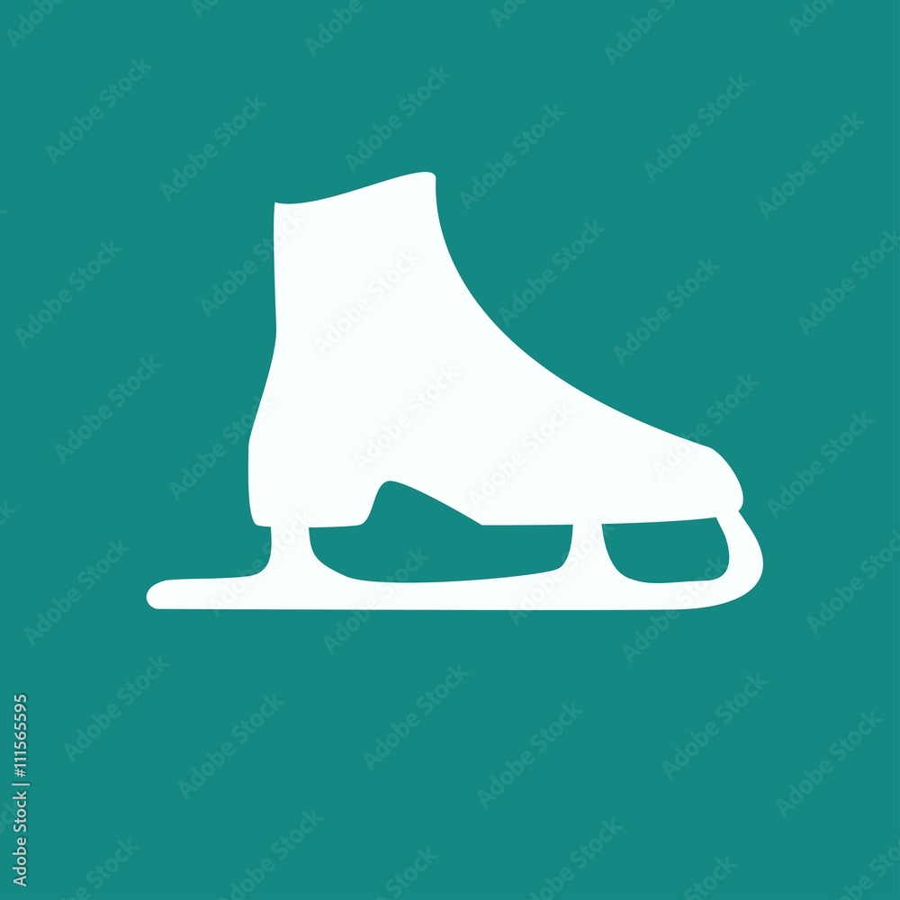 The skates icon. Figure skates symbol The skates icon. Figure skates symbol