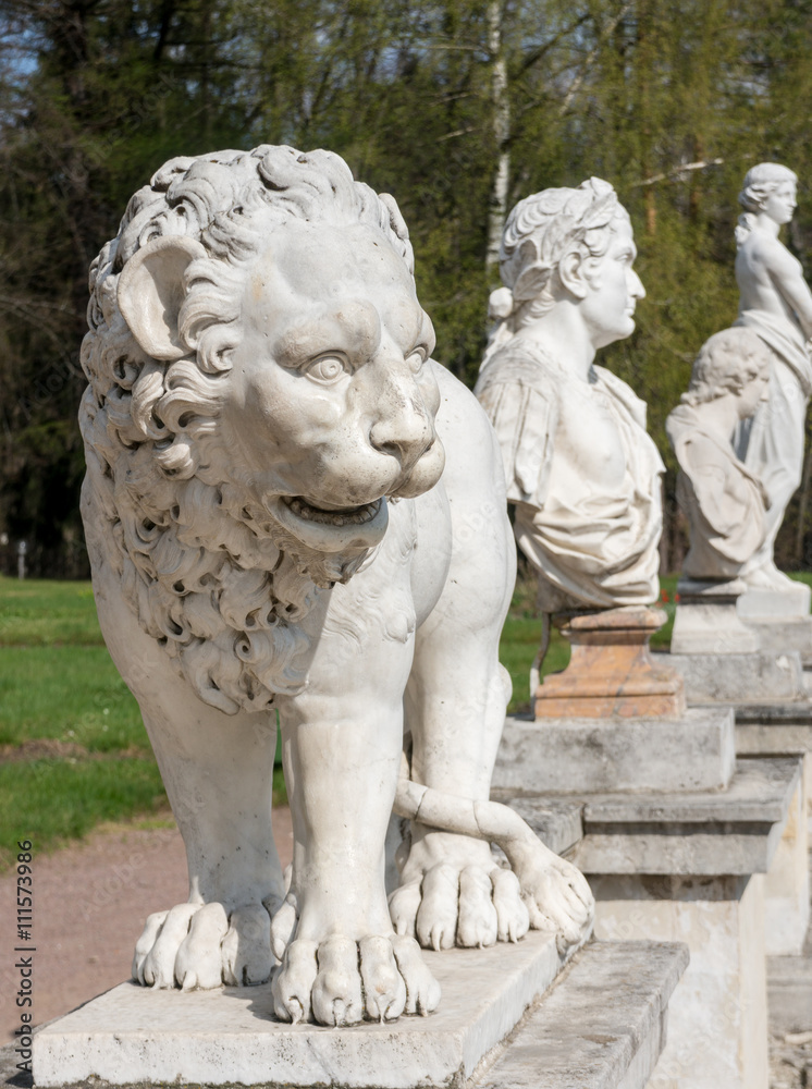 Lion stone Statue