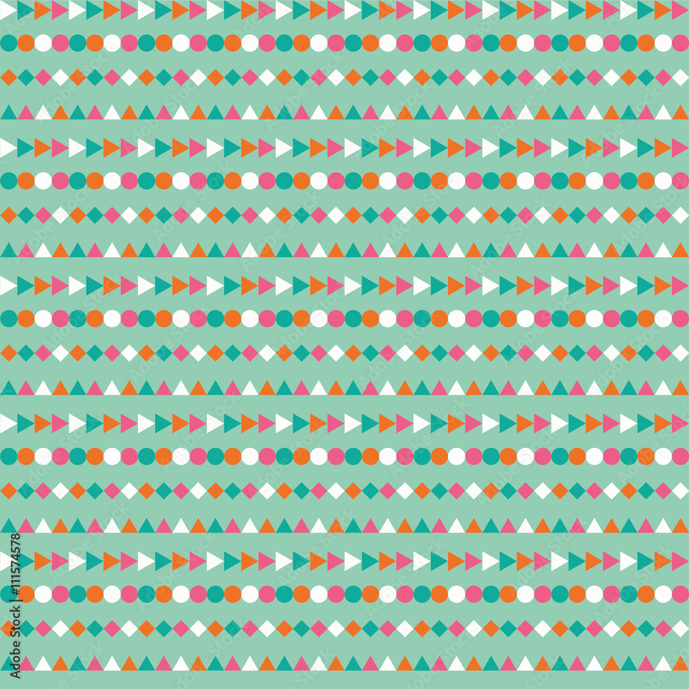 Fototapeta premium Ethnic boho seamless pattern. Print. Repeating background. Cloth design, wallpaper.