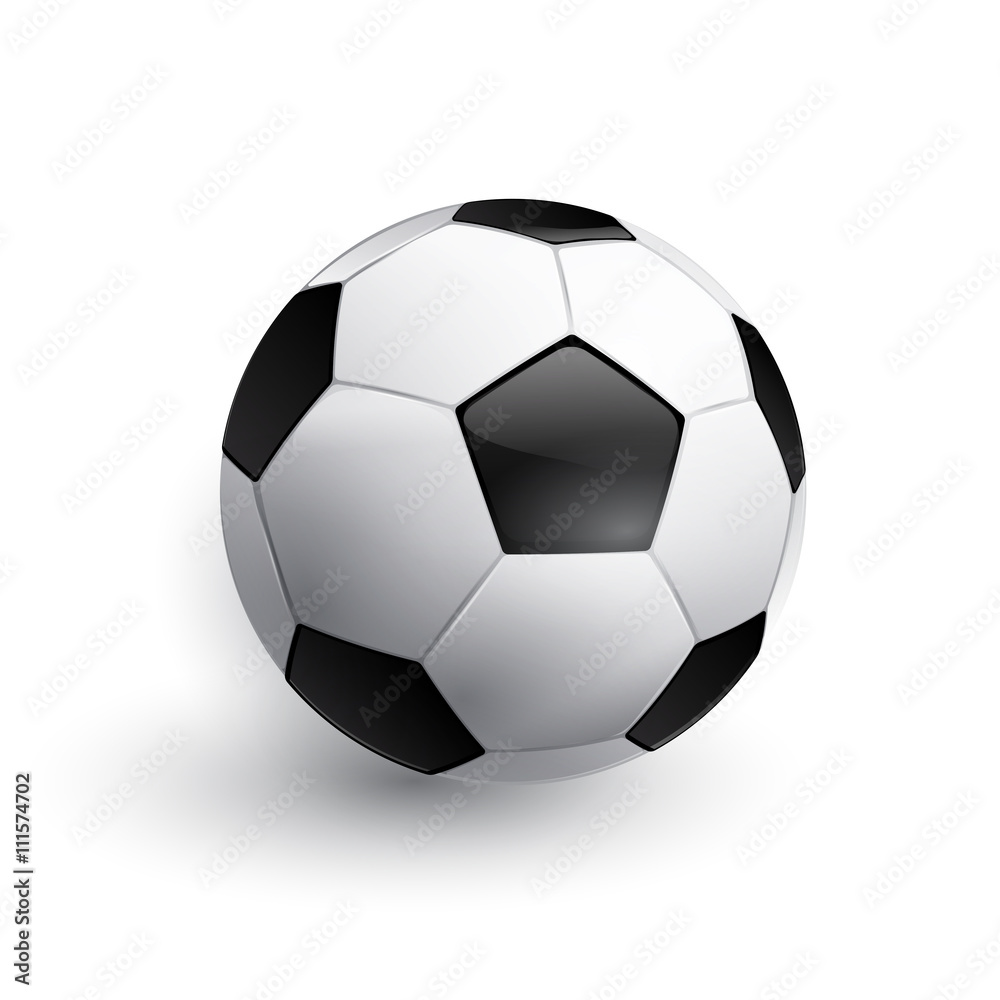 Soccer ball with shadow Soccer ball with shadow