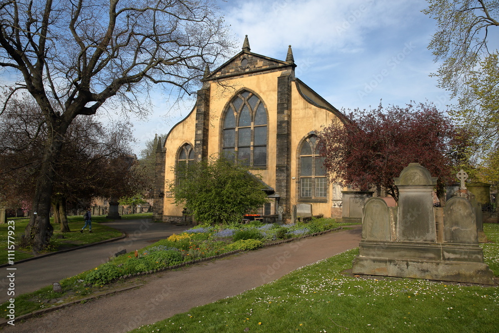 Naklejka premium L'église de Greyfriars à Edimbourg – Ecosse