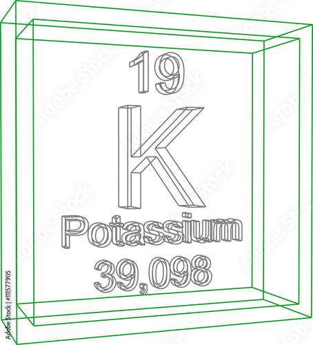 Periodic Table of Elements - Potassium