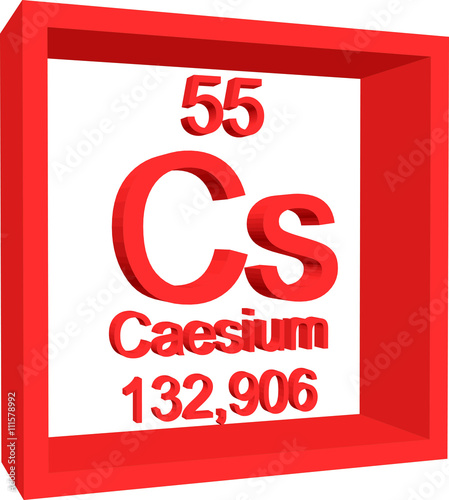 Periodic Table of Elements - Caesium