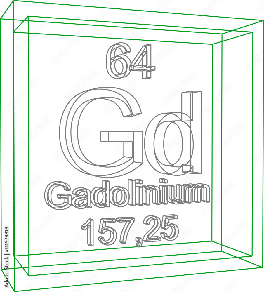 Periodic Table of Elements - Gadolinium Periodic Table of Elements - Gadolinium