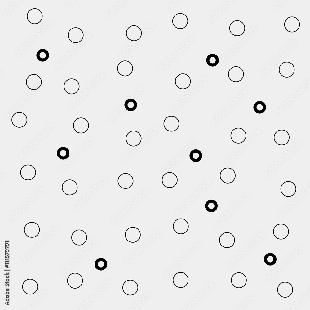 Pattern rounds. Monochrome minimal, geometric. Can be used as wrapping paper or texture for clothes.