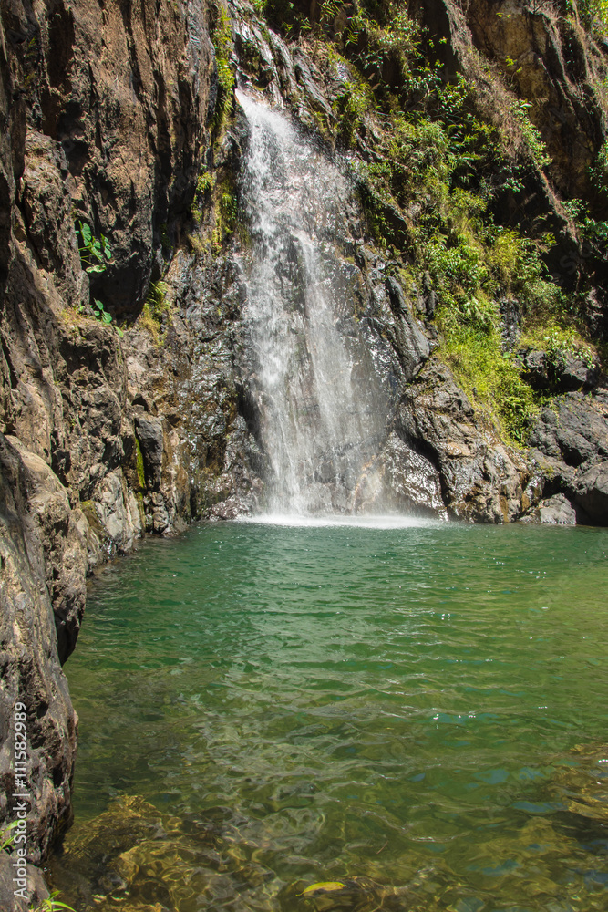 Fototapeta premium The natural water with mountain at Thailand ,waterfall 