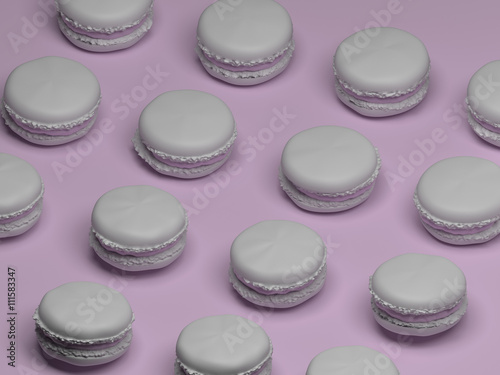 Sweet confectionery macarons background