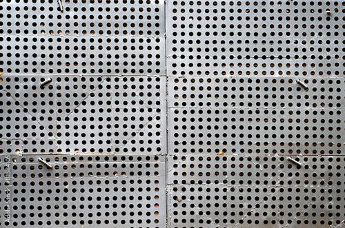 metal with circle hole texture