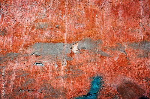 orange vintage plaster wall background