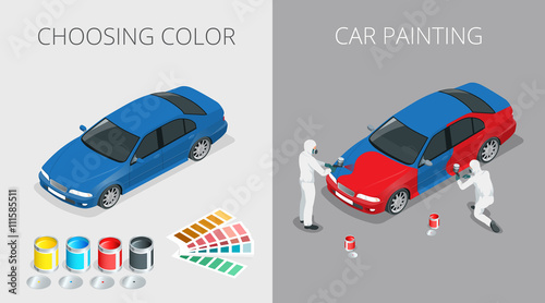 Car painting process