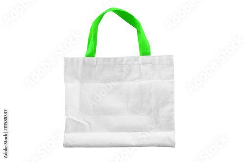 Isolated cloth bag