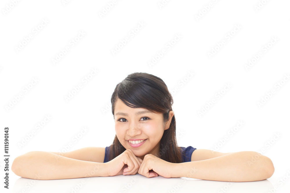 笑顔の女性 笑顔の女性