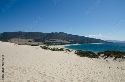 Valdevaqueros beach near Tarifa in Spain