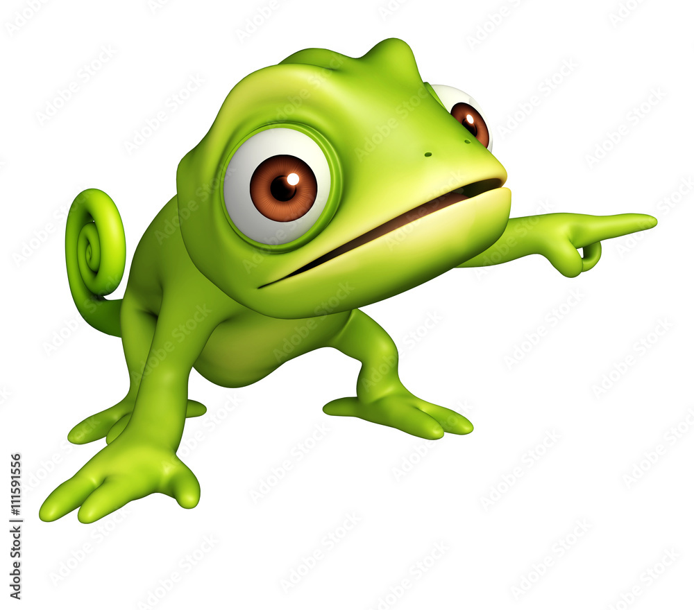 cute Chameleon funny cartoon character cute Chameleon funny cartoon character