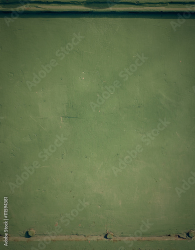 Old green wooden background