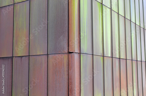 Wallpaper Mural Stahlfassade mit Patina Torontodigital.ca