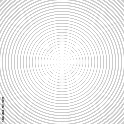 Circle Ring Hypnotic Background. Vector