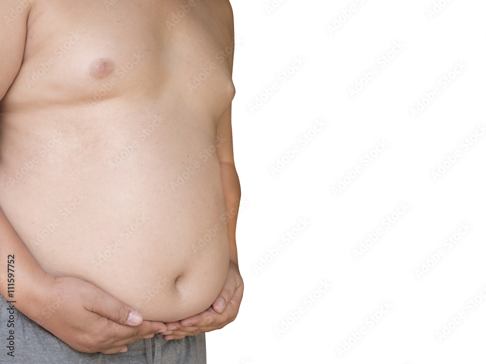 Naklejka premium Fat / Overweight man 2
