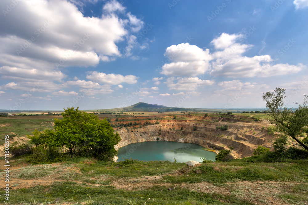 Open mine pit Open mine pit