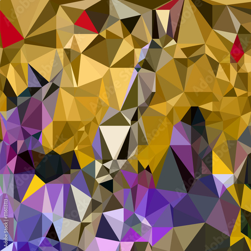 Abstract Digital Polygonal Colored Background. Abstract Triangular Pattern