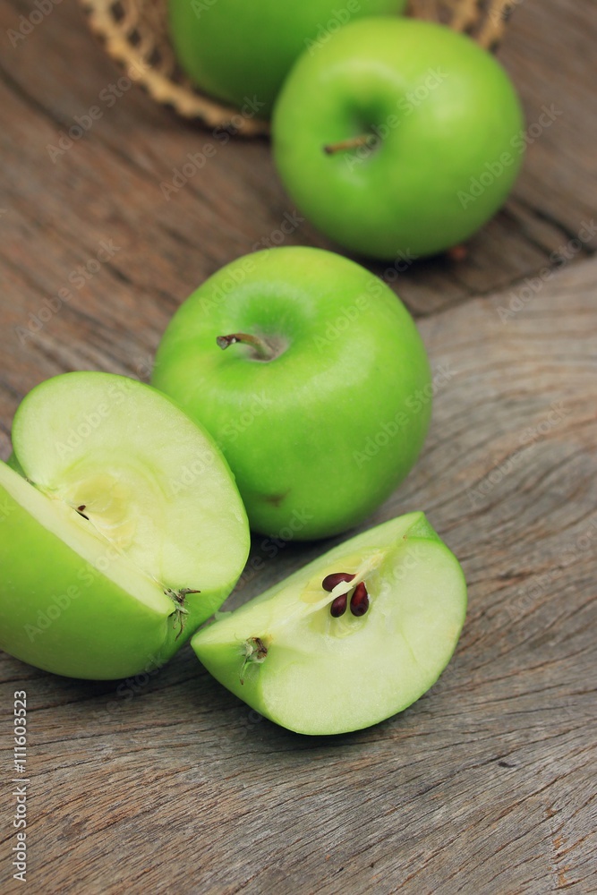 Green apples