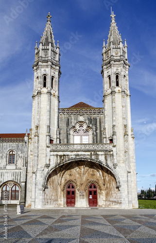 Facade of the Museu de Marinha Belem Lisbon Portugal