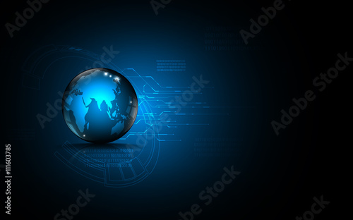 abstract background global technology innovation concept design