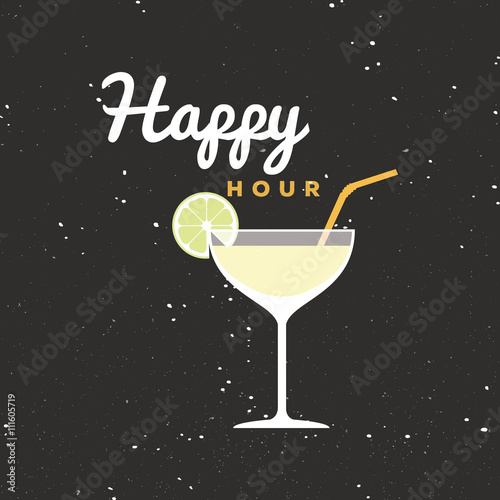 Happy hour label