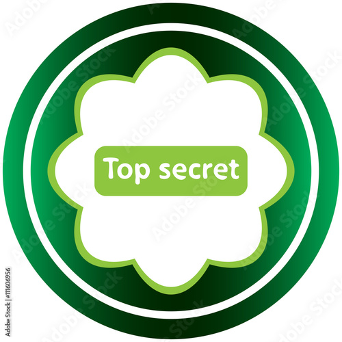 Green icon top secret