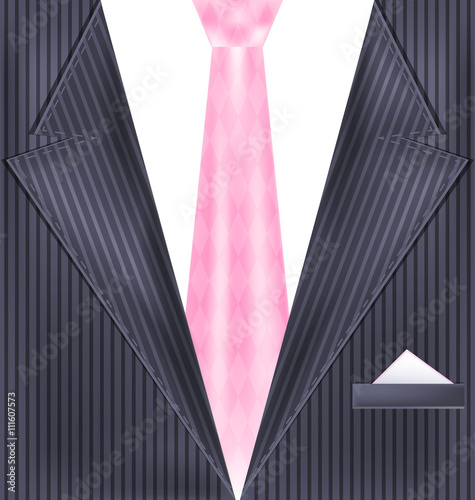 abstract gray suit