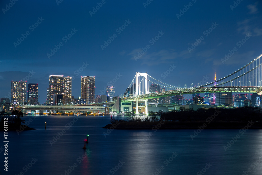Tokyo Bay at night Tokyo Bay at night