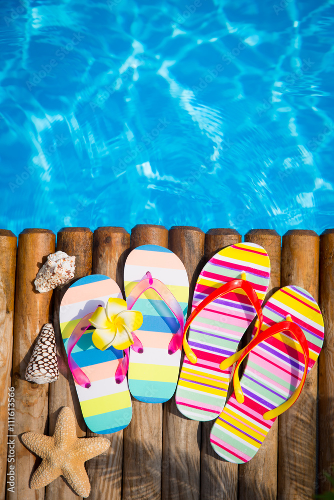 Naklejka premium Summer vacation concept