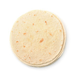 Top view of wheat flat bread