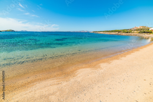 blue sea in Cala del Faro beach