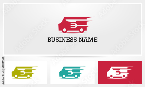 Truck Food Van Logo
