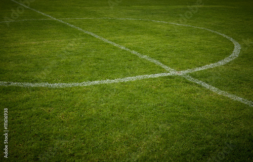 Lines on soccer field