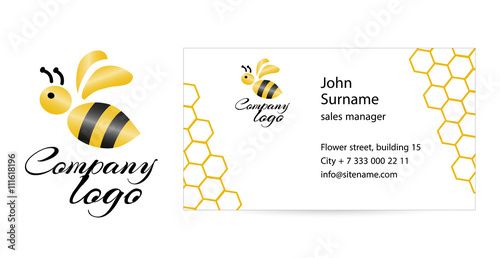 Merry bee business card