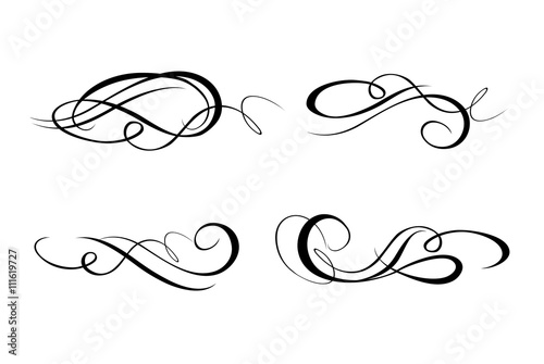 Calligraphic flourishes collection