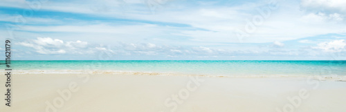 Clear sky and island beach