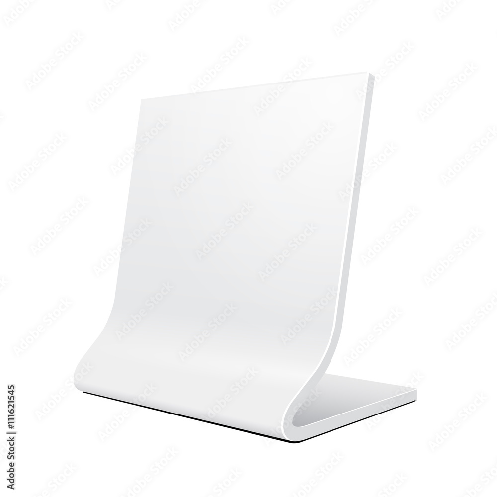 3D Plate Nameplate Or Outdoor Advertising POS POI Stand Banner. Illustration Isolated On White Background. Mock Up Template Ready For Your Design. Vector EPS10 3D Plate Nameplate Or Outdoor Advertising POS POI Stand Banner. Illustration Isolated On White Background. Mock Up Template Ready For Your Design. Vector EPS10