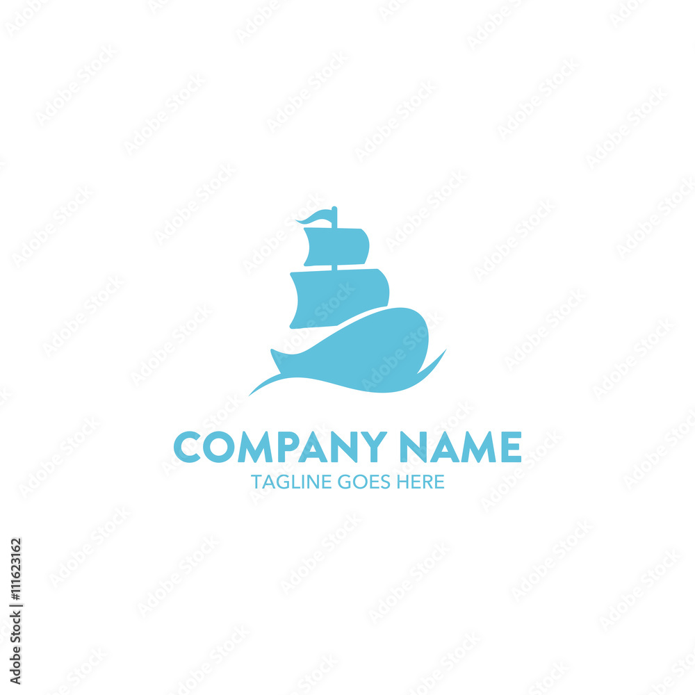 Aviation And Marine Logo Template