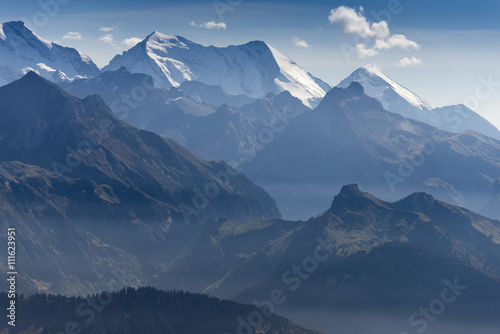Schweiz, Blick vom Güggisgrat nach Südwesten