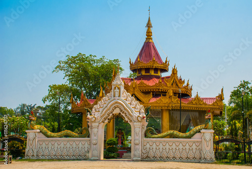 Kyauk Taw Gyee pagoda, Mandalay, Myanmar photo