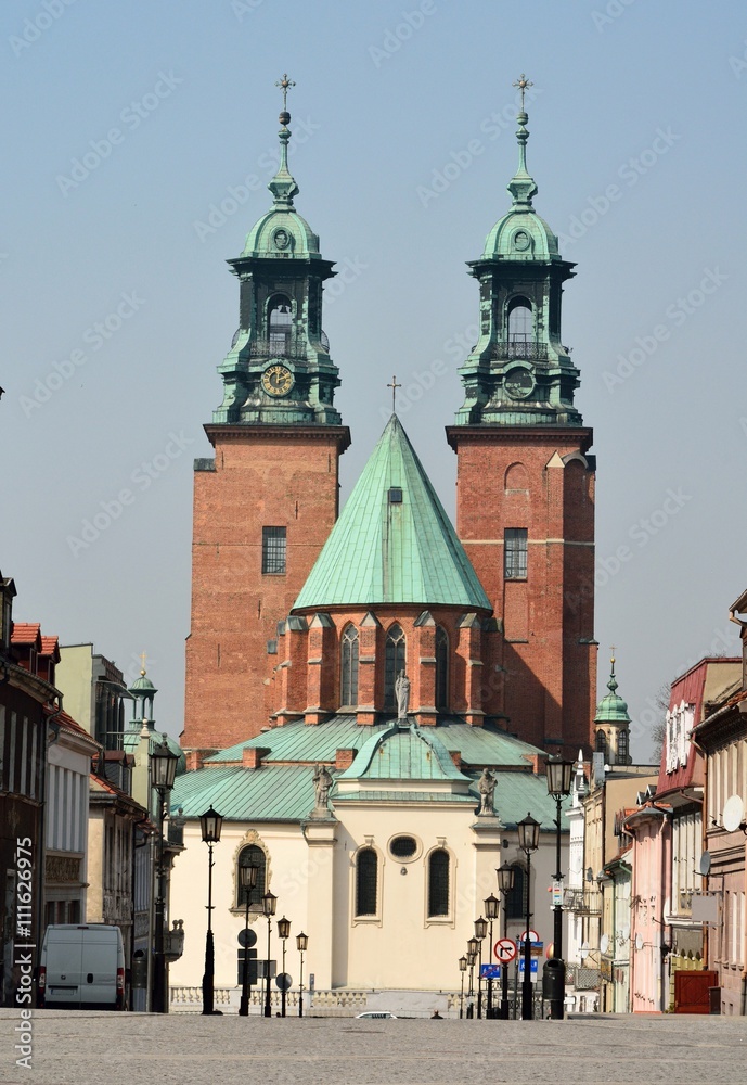 Royal Gniezno Cathedral dating from 1331. Poland
