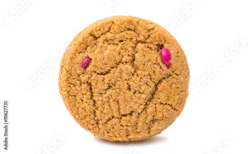 cookies with chocolate isolated photo