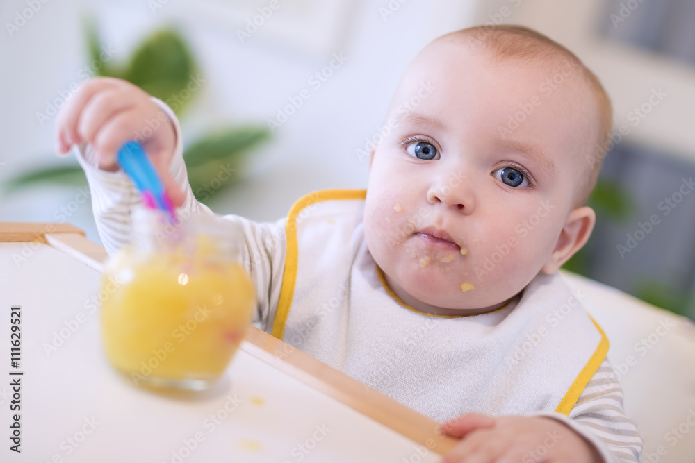 Baby eating Baby eating