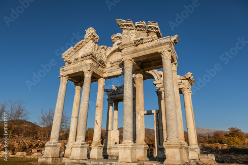 Historical place Afrodisias located in turkey.