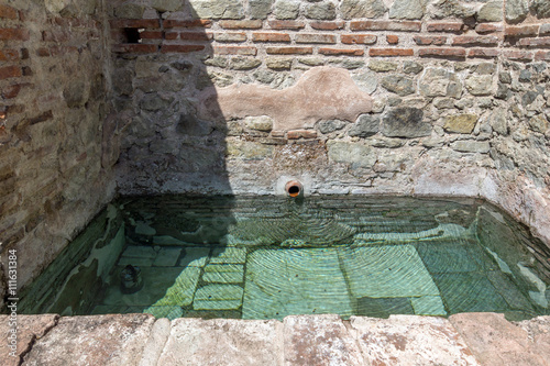 Ancient pool in Thermal Baths of Diocletianopolis, town of Hisarya, Plovdiv Region, Bulgaria photo